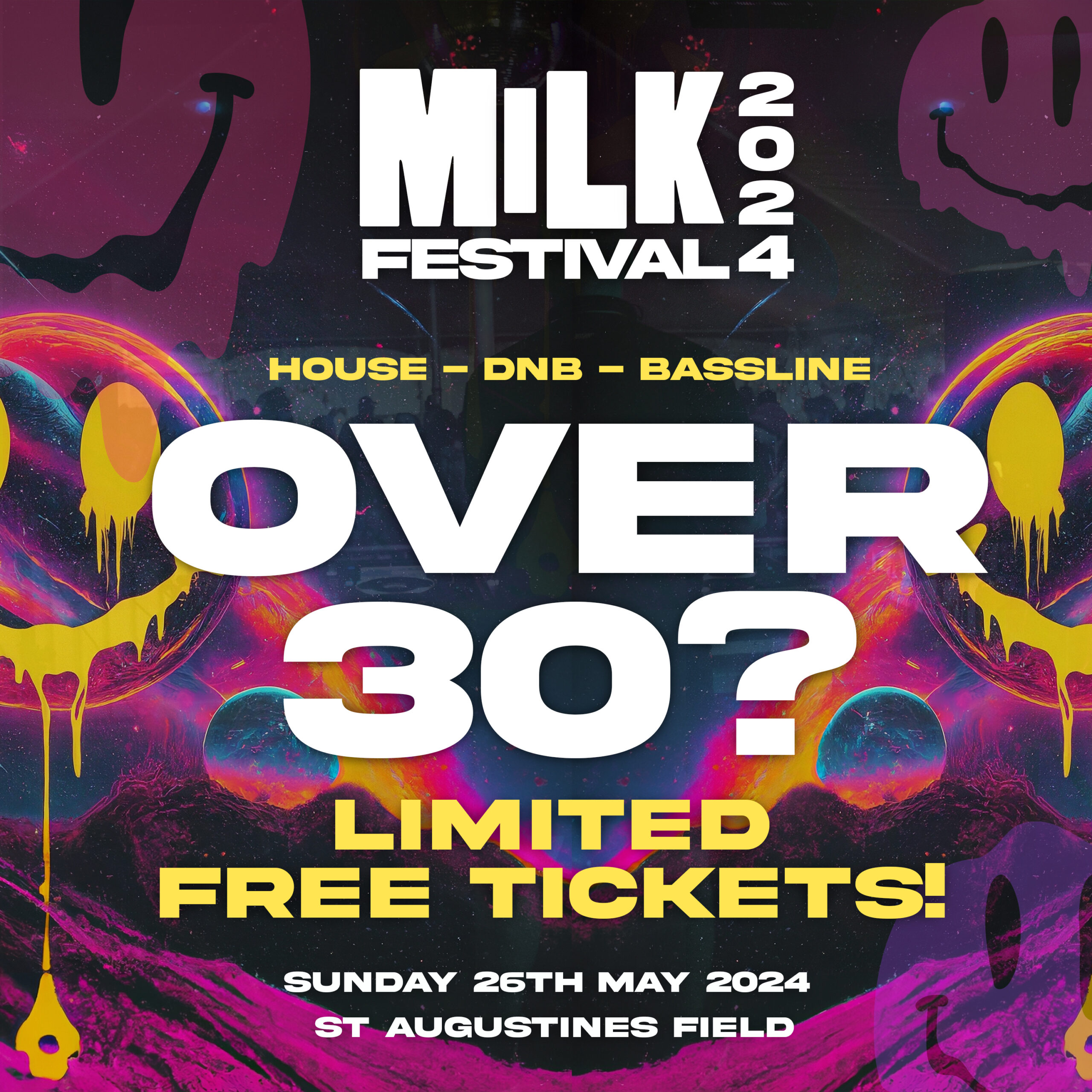 MILK Festival 2024 - Free Over 30's Ticket - MILK Festival 2024